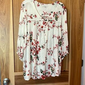 Skies are Blue Gauze Top 1X